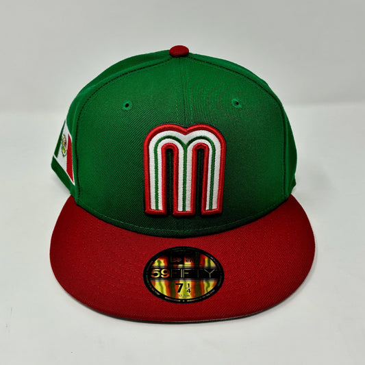 New Era 59Fifty Green/Red Mexico Cap
