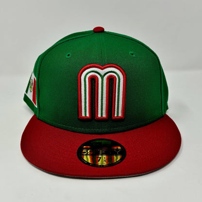 New Era 59Fifty Green/Red Mexico Cap