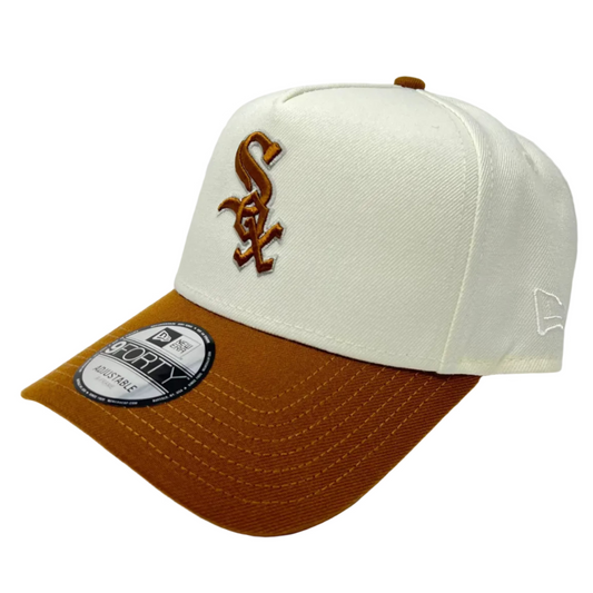 New Era 9Forty White Sox Cream/Tan