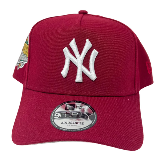 9Forty New York Yankees Maroon/ White