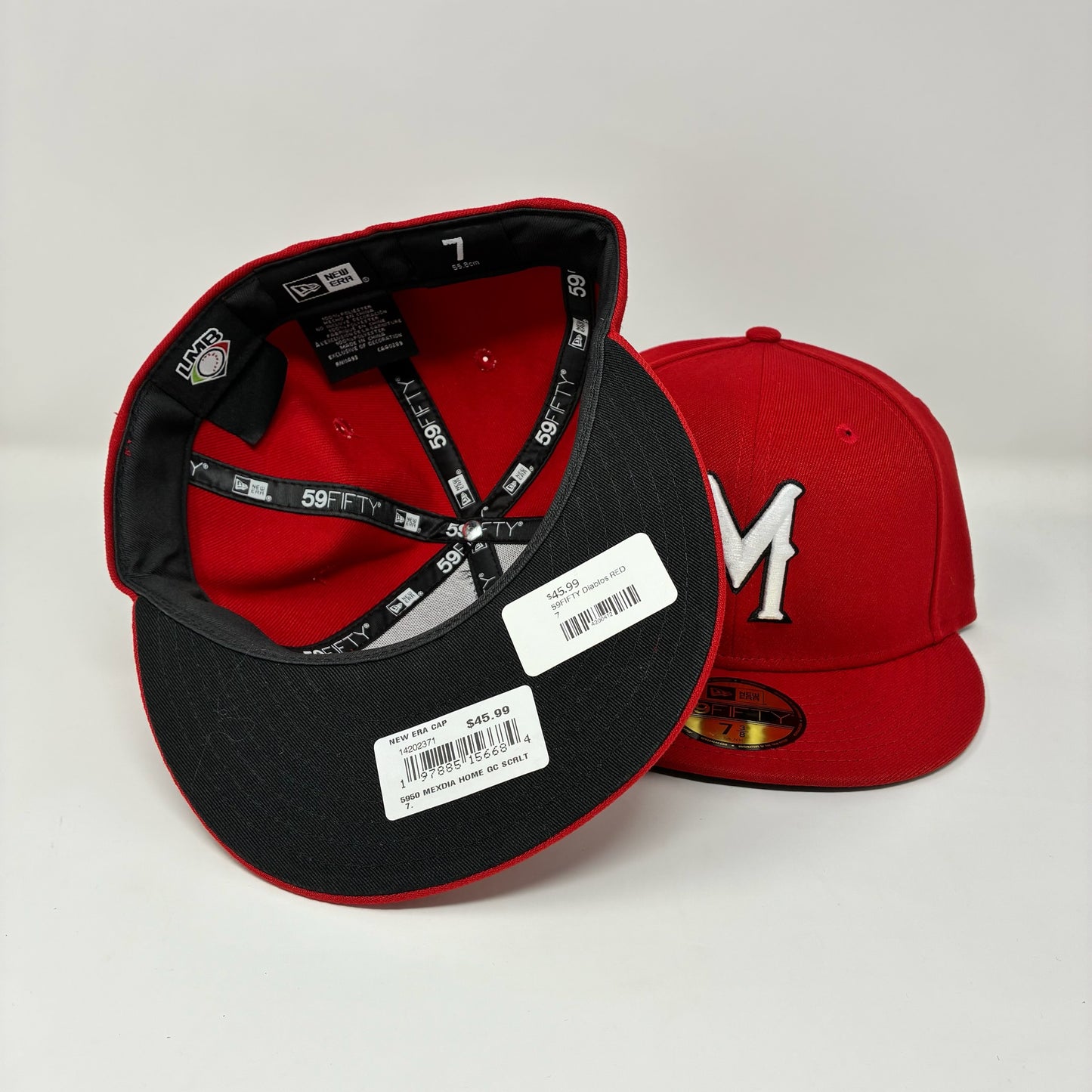 Mexico Diablos New Era Mexico League On Field 59FIFTY Fitted Hat - Red
