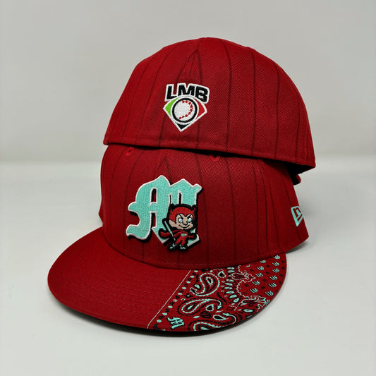 Mexico Diablos New Era Mexico League On Field 59FIFTY Fitted Hat - Red