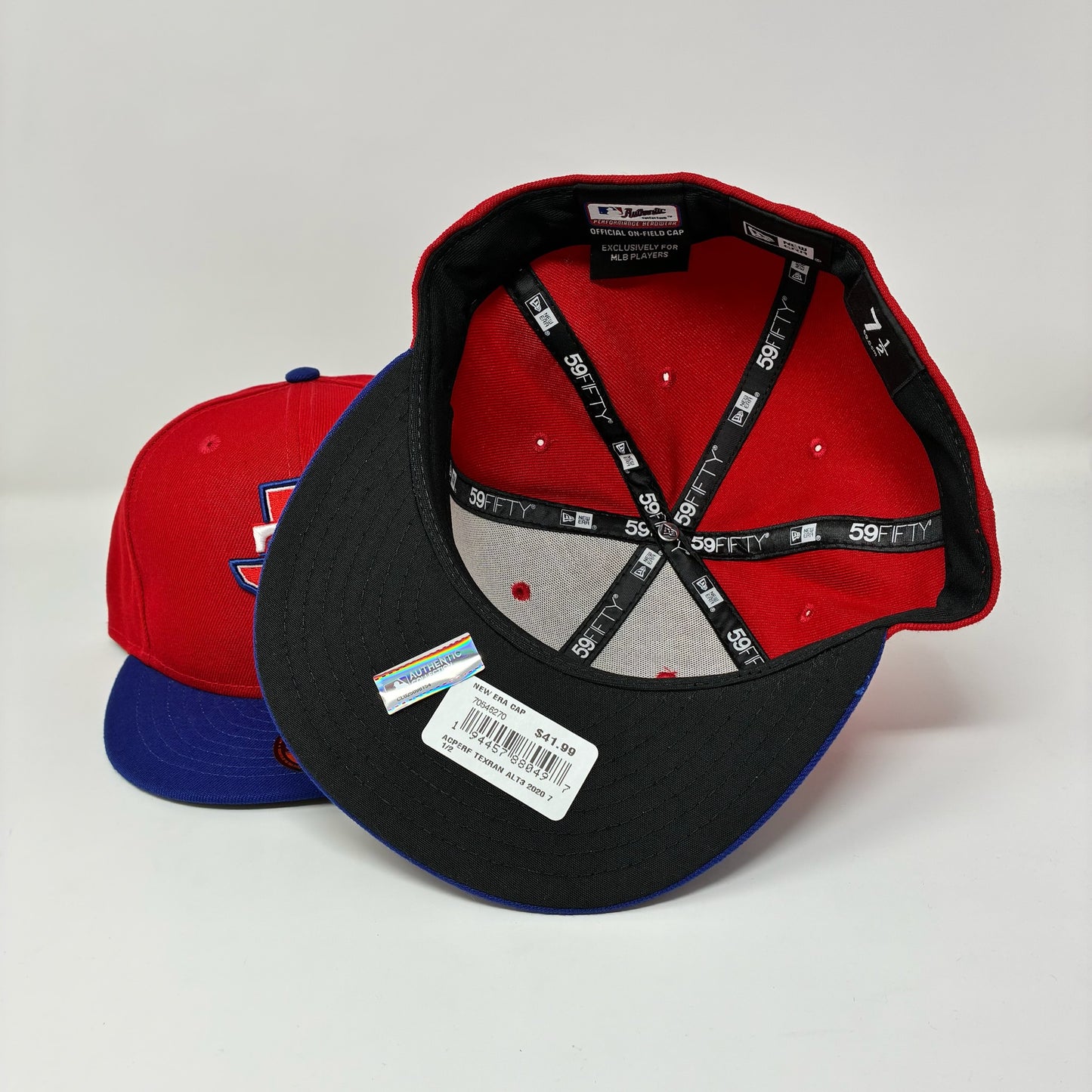 On-Field 59Fifty Texas Rangers Red/Blue