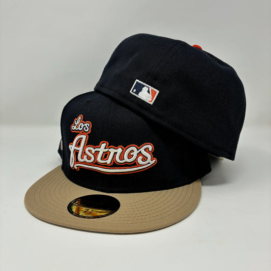 59Fifty Los Astros Navy/Tan 50th Anniversary
