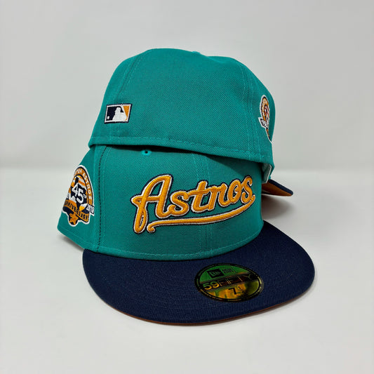 59Fifty Astros 45th Anniversary Teal/Navy