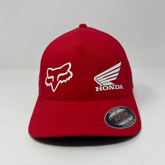 Fox X Honda Red FlexFit Cap