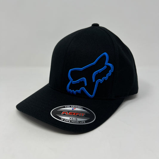 FLEX 45 FlexFit Hat Black/Blue Fox