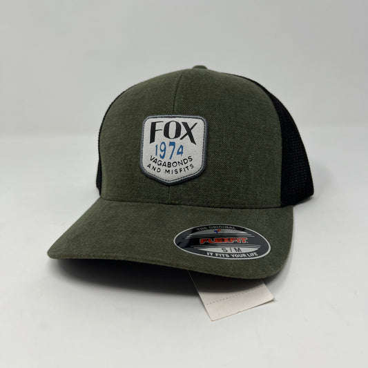 PREDOMINANT Mesh FlexFit Olive Green Fox