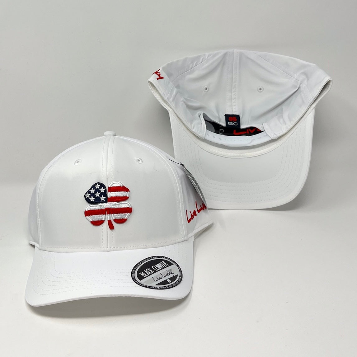 Usa Classic/Snapback/Usa Flag Clover/White