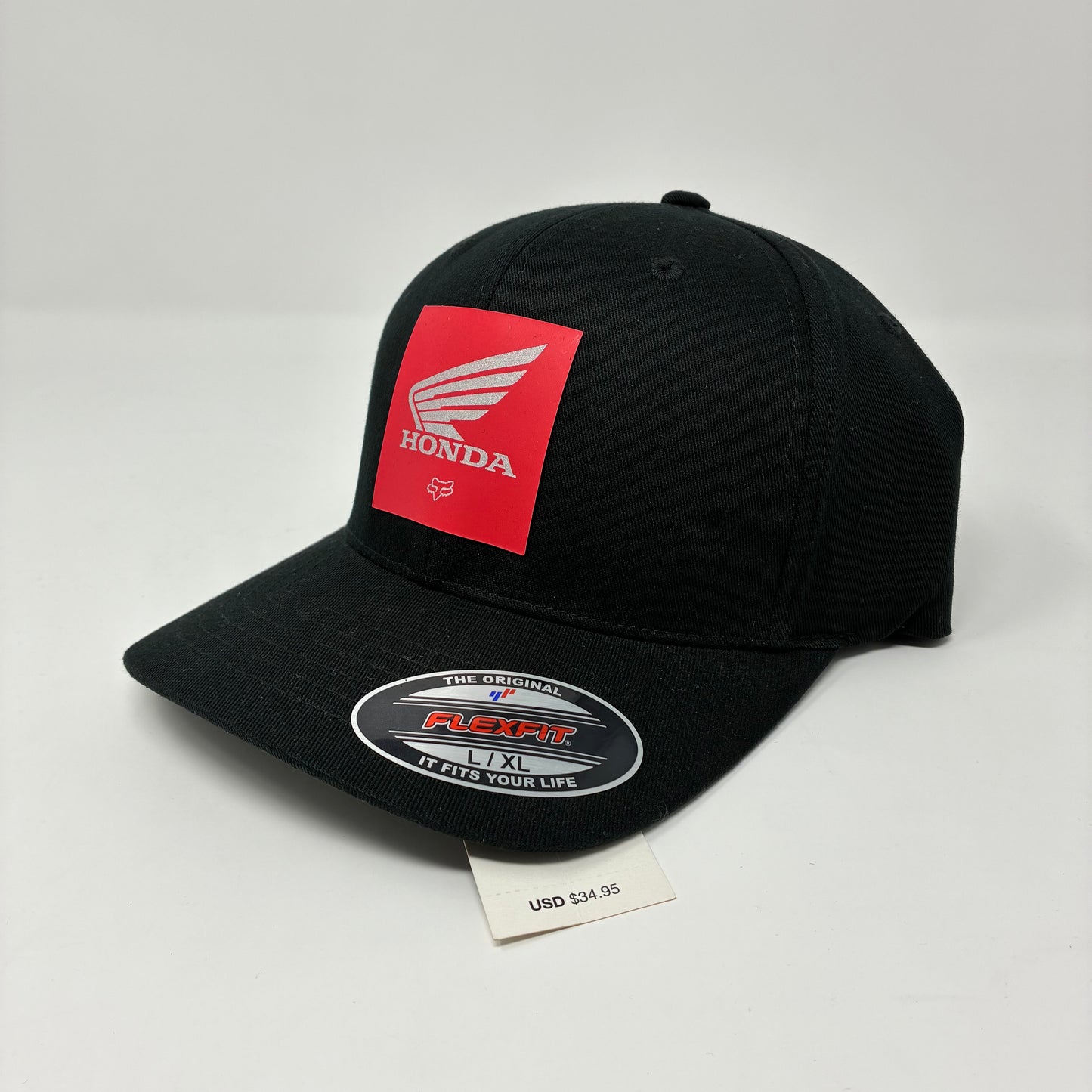 HONDA FlexFit Hat Black Fox