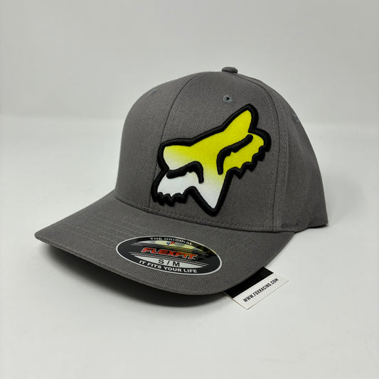 TOXSYK FlexFit Fox Cap Gray/Yellow