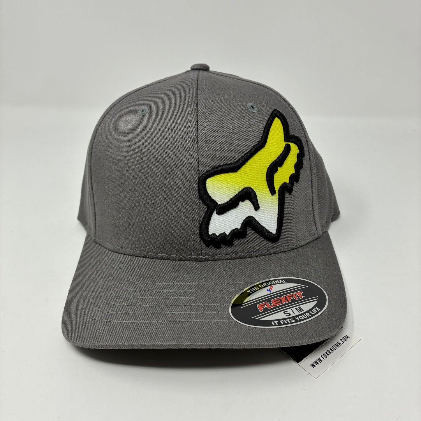 TOXSYK FlexFit Fox Cap Gray/Yellow
