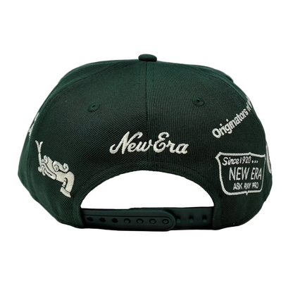 9Forty A-Frame Snapback Mexico Anniversary Forest Green - Gray UV