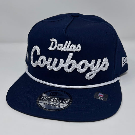 Golfer Team Text Navy Dallas Cowboys
