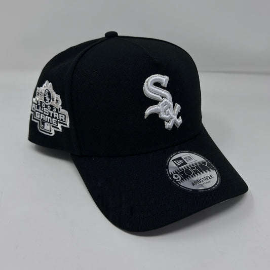 9Forty Chicago White Sox 2003 All-Star Negro/Plata metalizado