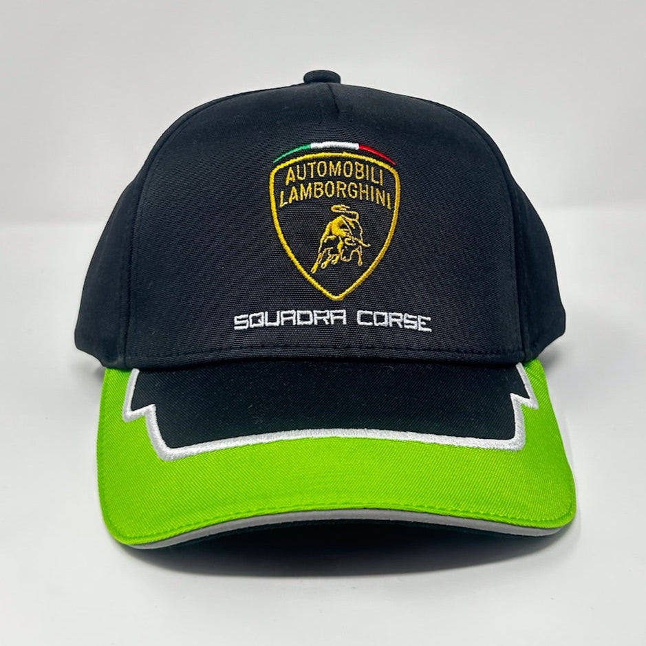 Automobili Lamborghini Squadra Corse Kids Hat Black