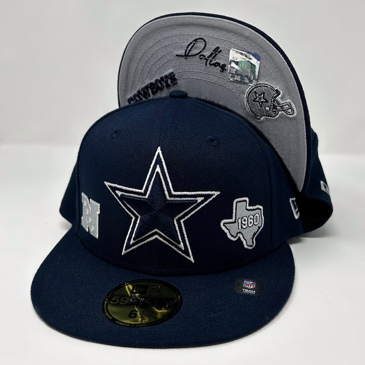 59Fifty Dallas Cowboys Identity D3 D NVY