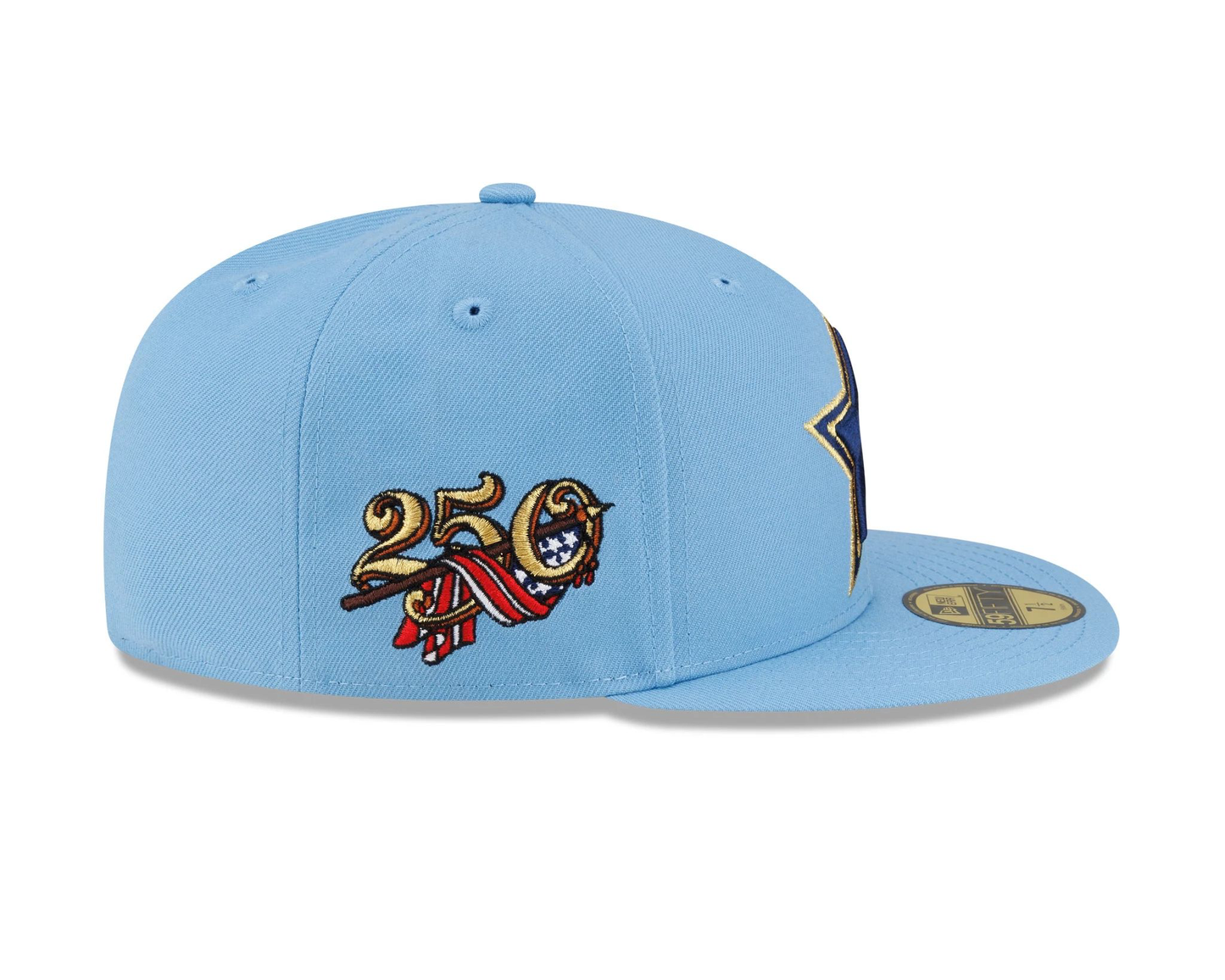 59Fifty Dallas Cowboys USA 250th Anniversary Sky blue/ Gold