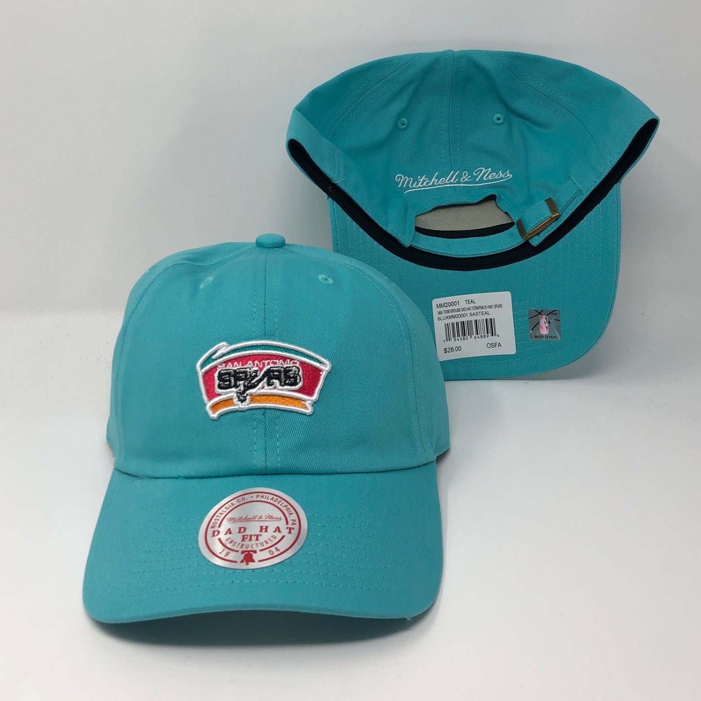 NBA Team Ground Dad Hat Strapback HWC Spurs