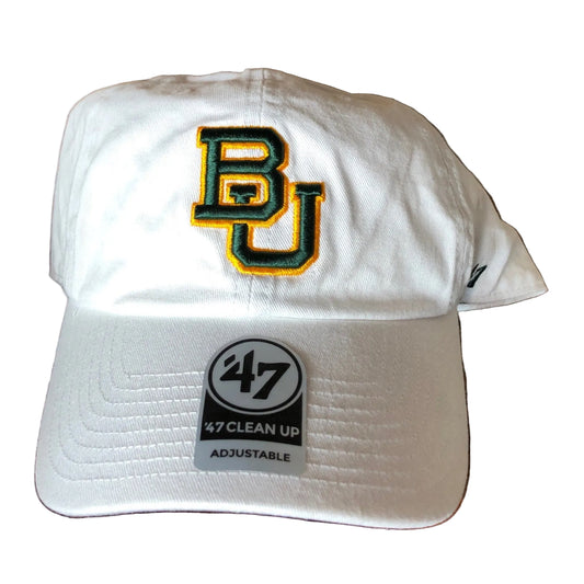 BAYLOR U BEARS CLEAN UP WHITE - Cardo Caps