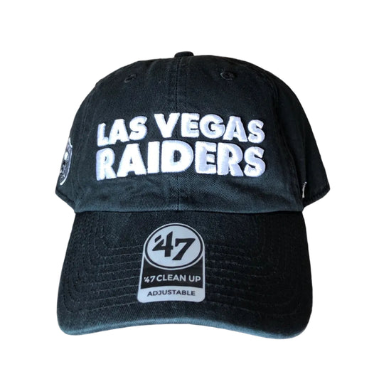 LAS VEGAS RAIDERS CLEAN UP BLK - Cardo Caps