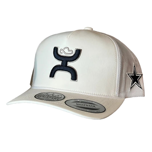Dallas Cowboys H Logo White DC 135 - Cardo Caps