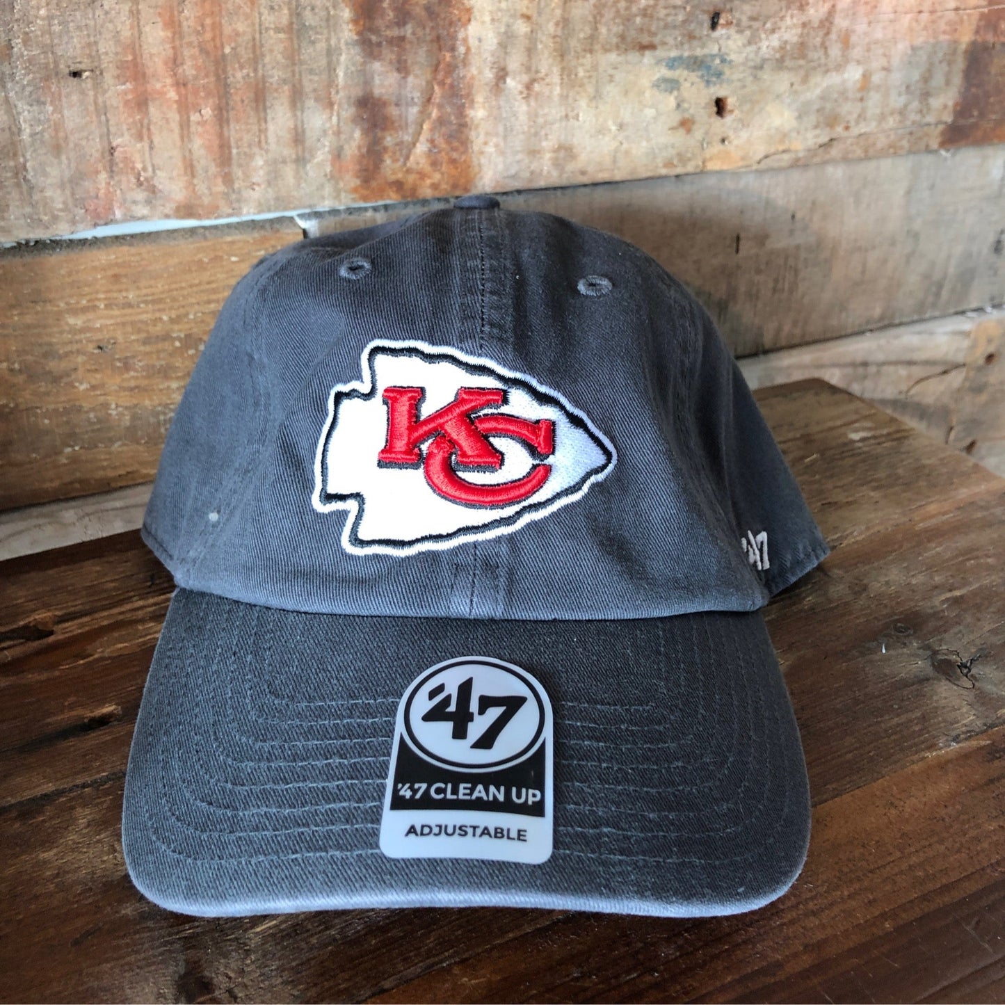 KANSAS CITY CHIEFS CLEAN UP GREY - Cardo Caps