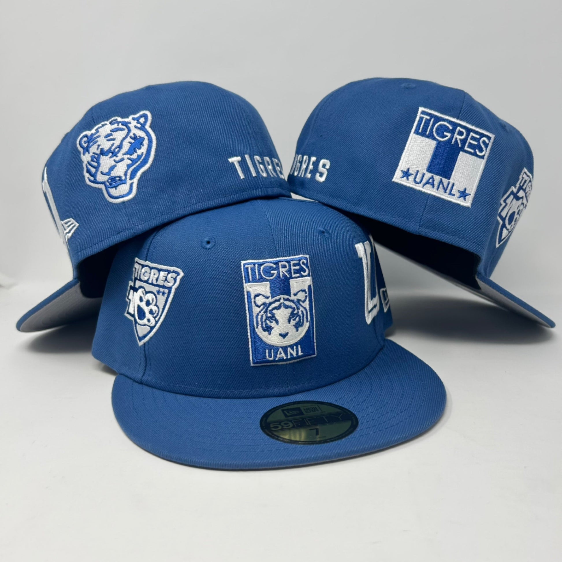 59Fifty New Era Liga MX Tigres de Monterrey Indigo - Gray UV - Cardo Caps