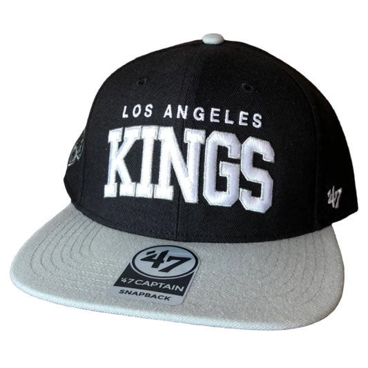 Los Angeles Kings Vintage Black '47 Captain Cap - Cardo Caps