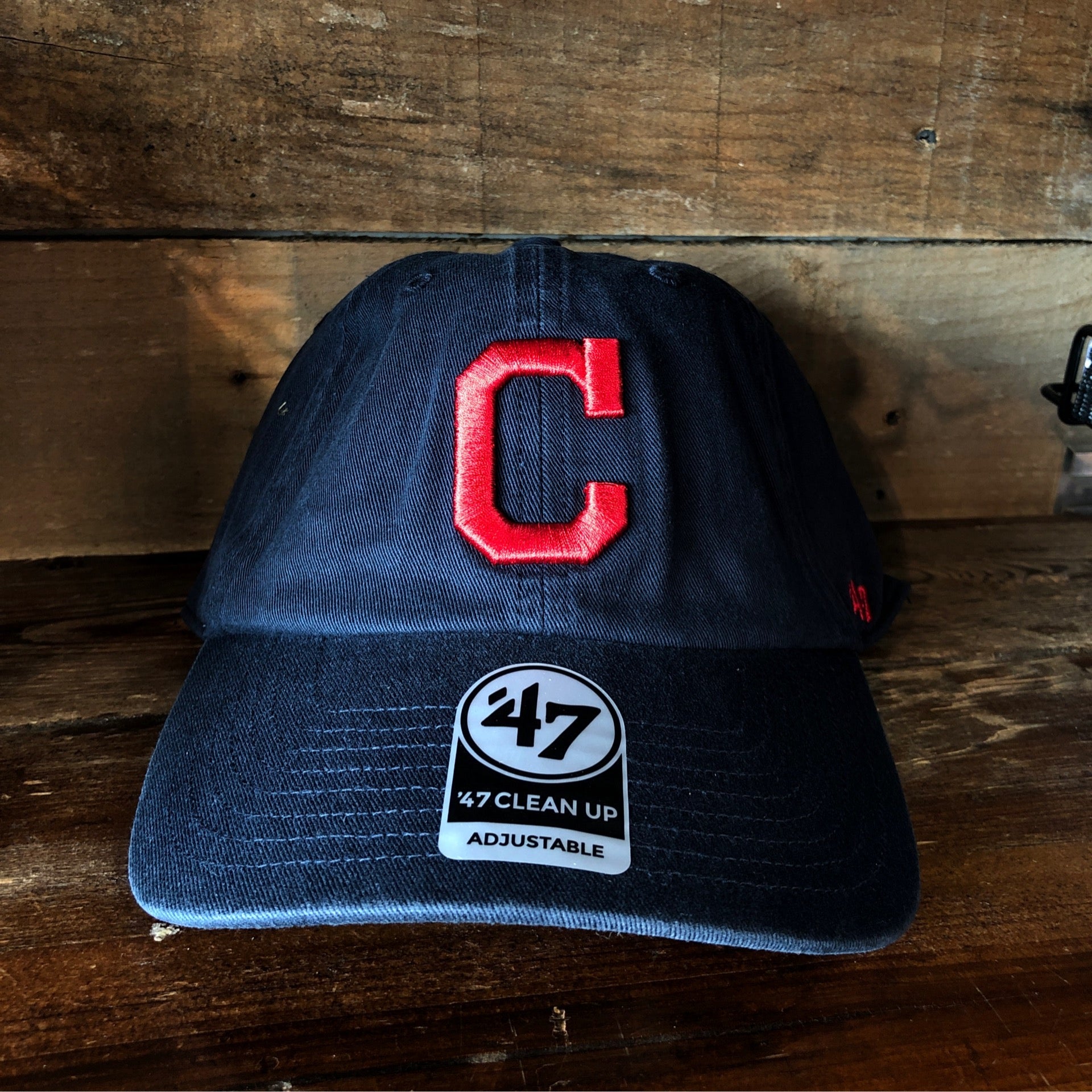 CLEVELAND INDIANS NAVY CLEAN UP - Cardo Caps