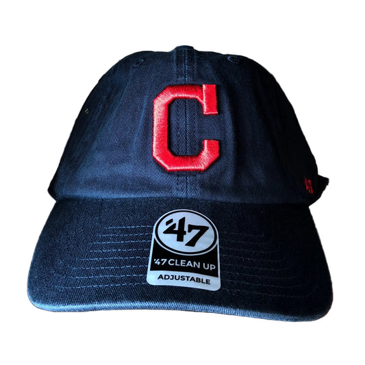 CLEVELAND INDIANS NAVY CLEAN UP - Cardo Caps