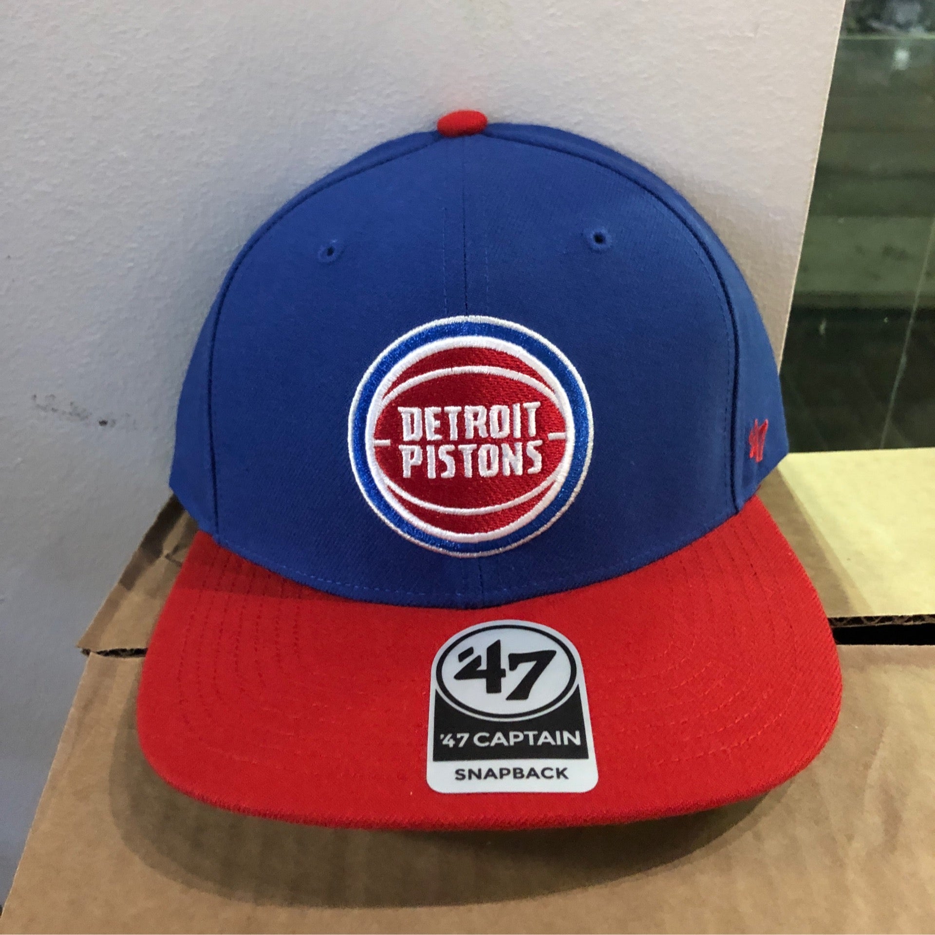 DETROIT PISTONS NO SHOT TWO TONE ‘47 CAPTAIN - Cardo Caps