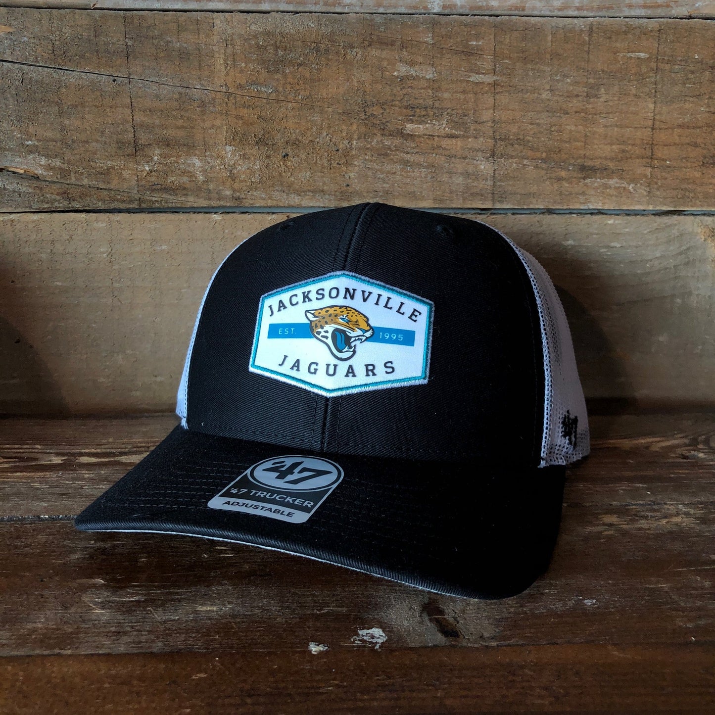JACKSONVILLE JAGUARS BLACK 47 TRUCKER - Cardo Caps