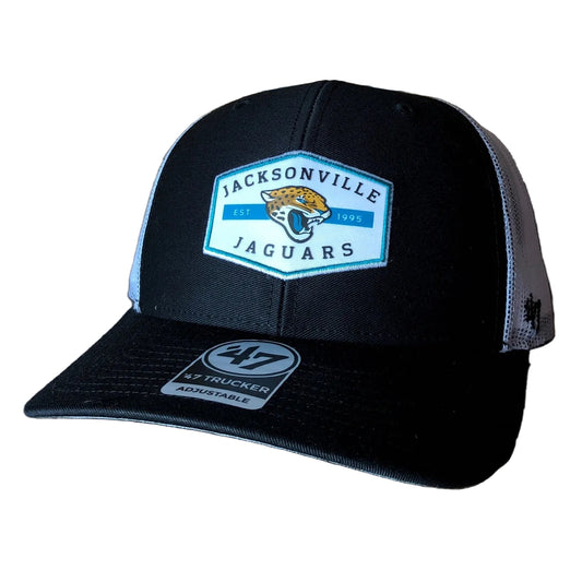 JACKSONVILLE JAGUARS BLACK 47 TRUCKER - Cardo Caps