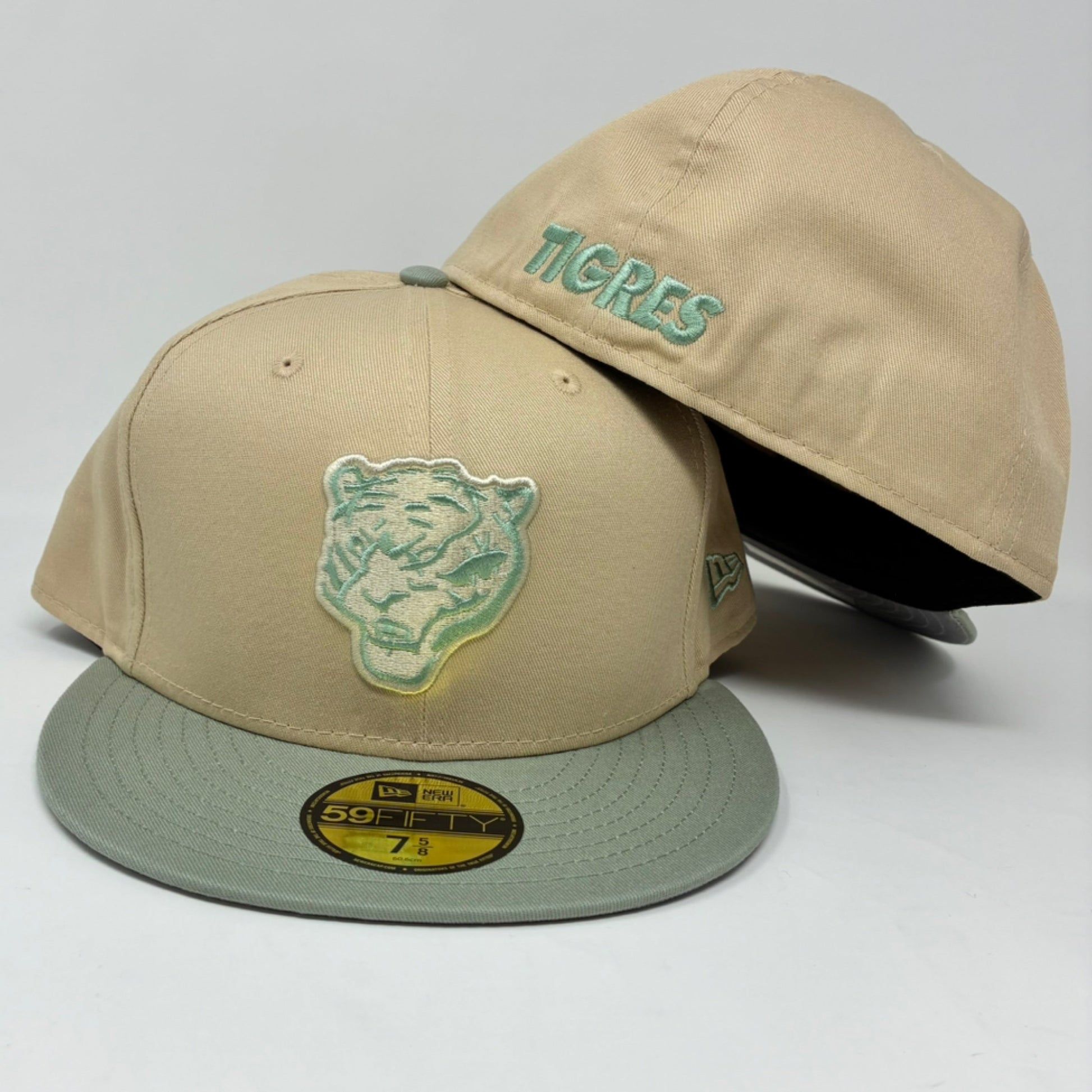 59Fifty New Era Liga MX Club Tigres UANL Ivory - Gray UV - Cardo Caps
